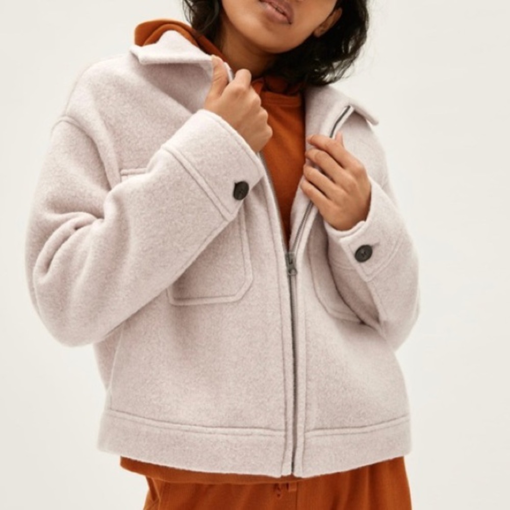 Everlane wool mackinaw shirt jacket